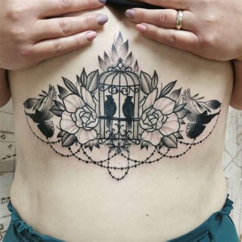 underboob tattoo name|120+ Sternum Tattoos to Ignite Your Creative Flame